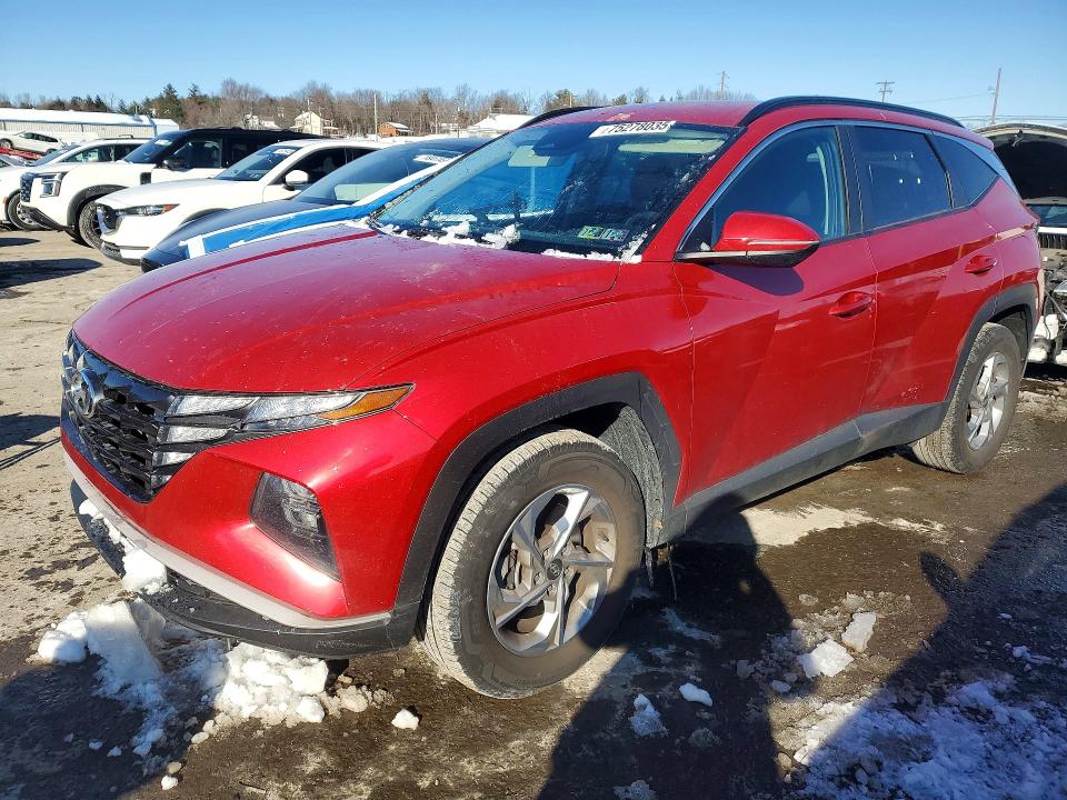 HYUNDAI TUCSON 2022 with VIN 5NMJBCAE0NH136436 - Photo from auction