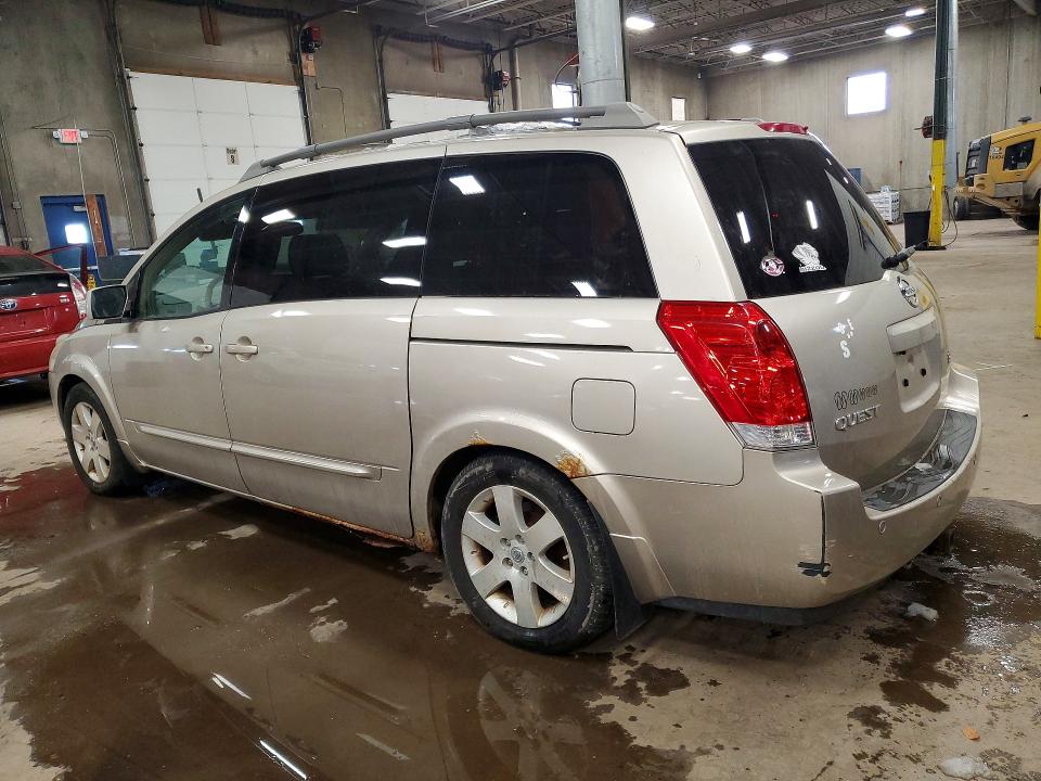 Photo 2 from auction – 2004 NISS QUEST with VIN 5N1BV28U04N366557