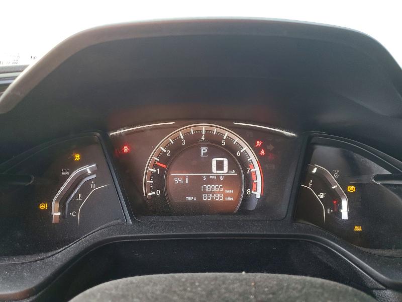 Photo 9 from auction – 2017 HONDA CIVIC with VIN 19XFC2F51HE007204