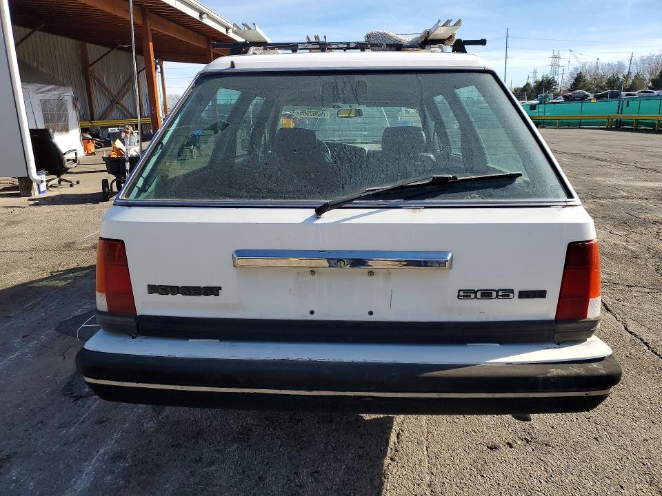 Photo 6 from auction – 1988 PEUGEOT 505 with VIN VF3BD8156JS423344
