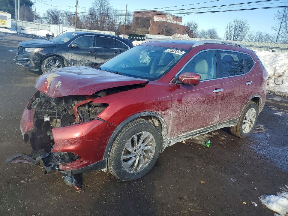 NISSAN ROGUE S 2015 with VIN 5N1AT2MV7FC822259 - Photo from auction