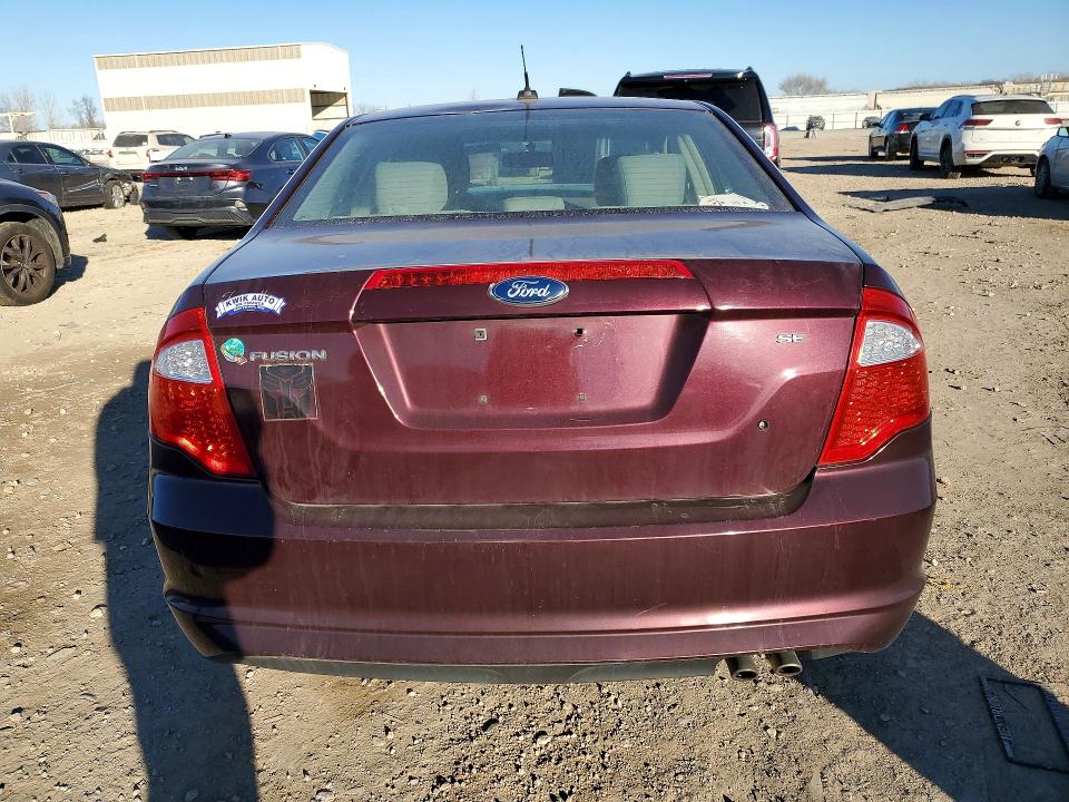 Photo 6 from auction – 2012 FORD FUSION with VIN 3FAHP0HA3CR258759