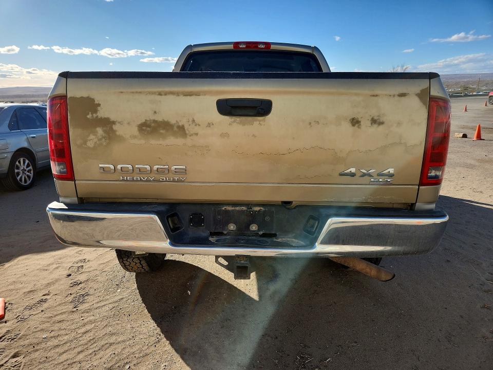 Photo 6 from auction – 2003 DODGE RAM 2500 with VIN 3D7KU28DX3G834217