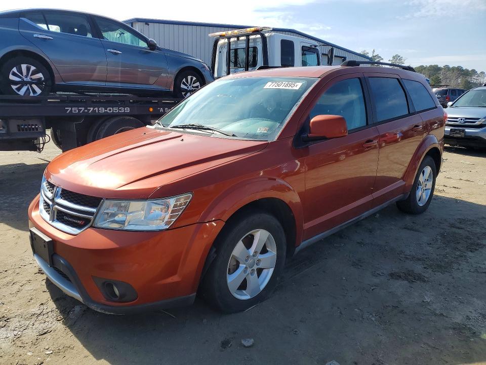 DODGE JOURNEY SX 2012 with VIN 3C4PDDBG4CT345706 - Photo from auction