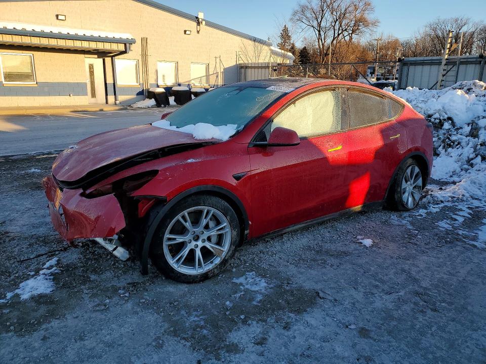 TESLA MODEL Y 2023 with VIN 7SAYGDEE8PF785523 - Photo from auction