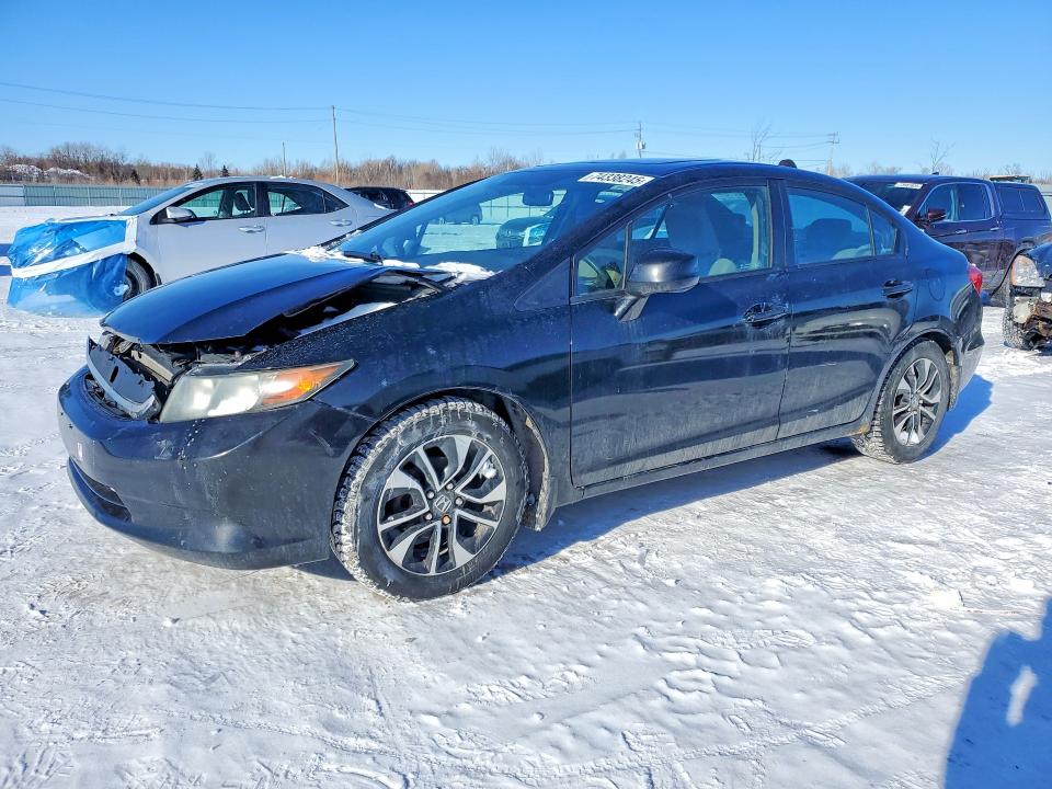 HONDA CIVIC 2012 with VIN 2HGFB2F54CH009272 - Photo from auction