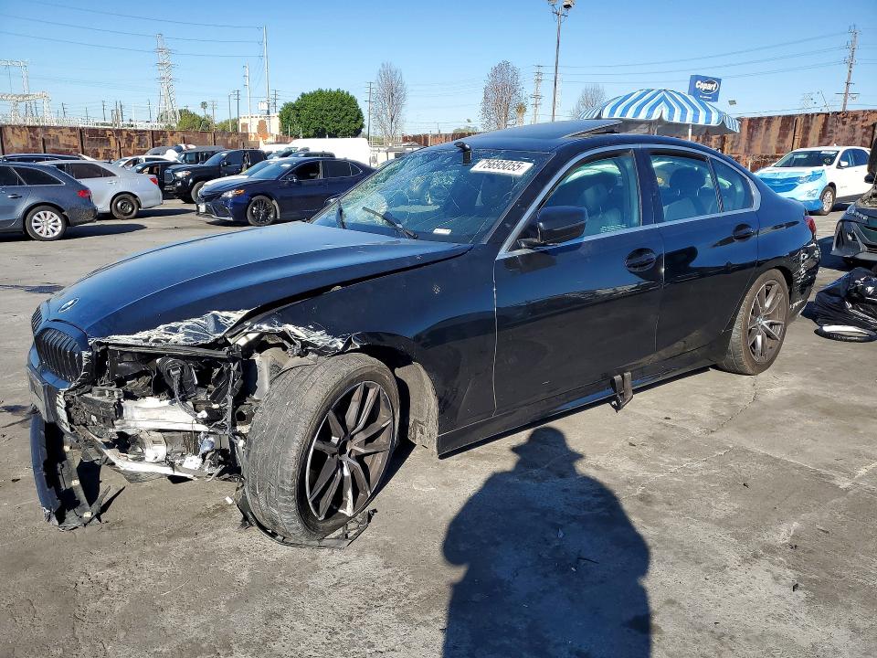 BMW 330I 2020 with VIN 3MW5R1J03L8B09611 - Photo from auction