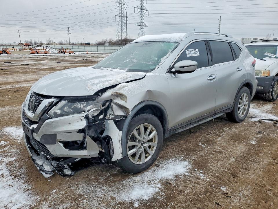 NISSAN ROGUE S 2018 with VIN KNMAT2MT3JP550393 - Photo from auction