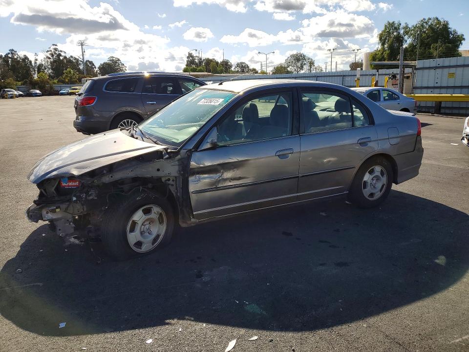 HONDA CIVIC 2005 with VIN JHMES96605S006584 - Photo from auction