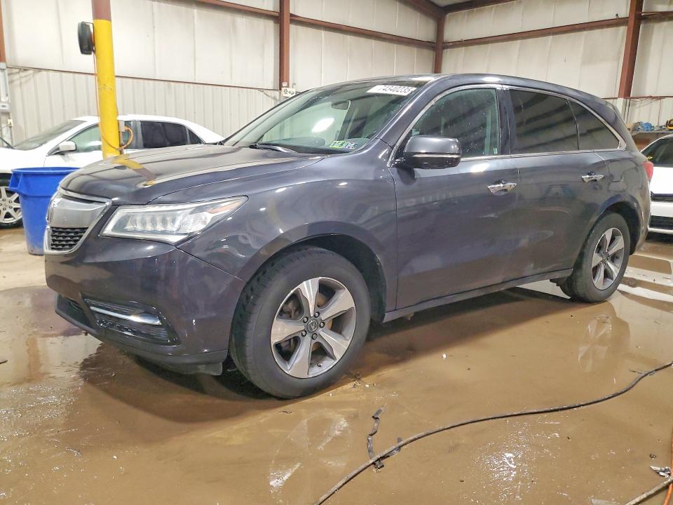 Photo 1 from auction – 2016 ACURA MDX with VIN 5FRYD4H21GB052039