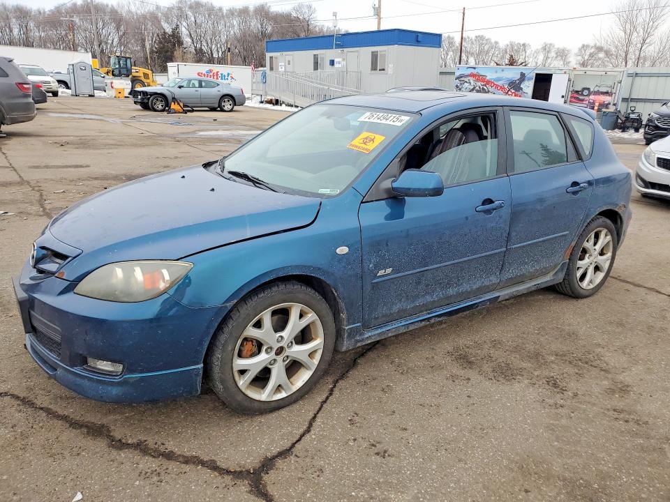 MAZDA 3 HATCHBAC 2007 with VIN JM1BK343371626803 - Photo from auction