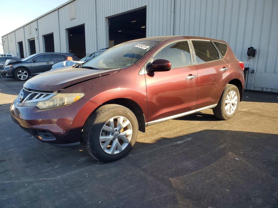 NISSAN MURANO S 2014 with VIN JN8AZ1MU5EW409150 - Photo from auction
