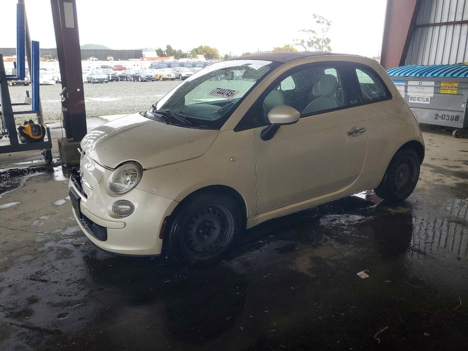 FIAT 500 2012 with VIN 3C3CFFDR2CT335571 - Photo from auction