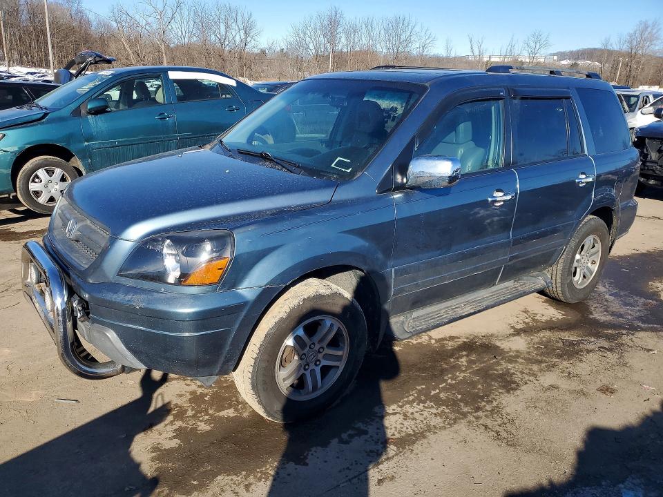 HONDA PILOT EXL 2005 with VIN 5FNYF18505B011189 - Photo from auction
