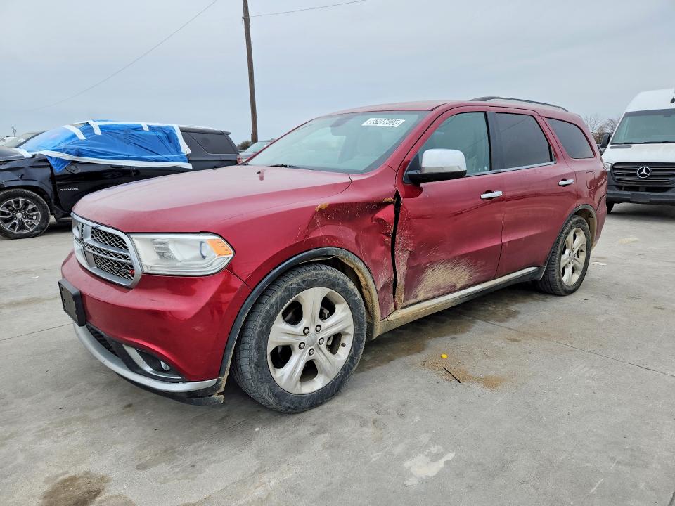 DODGE DURANGO 2015 with VIN 1C4RDHAG4FC187823 - Photo from auction