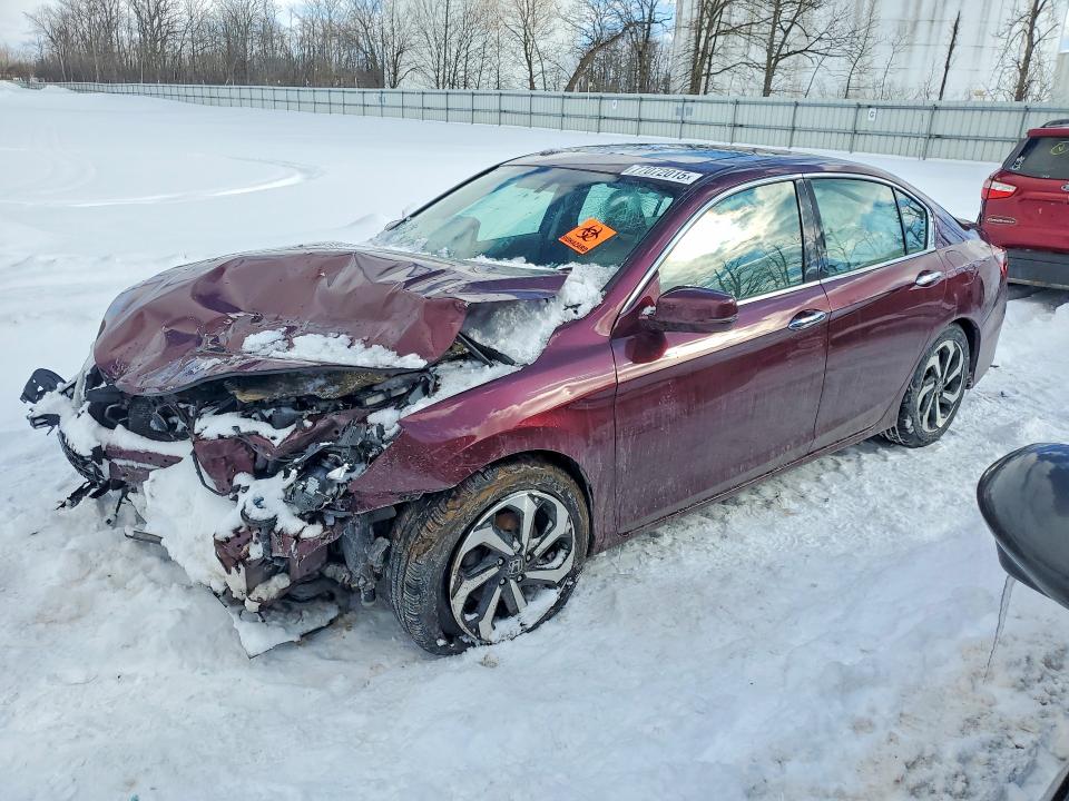 HONDA ACCORD EXL 2016 with VIN 1HGCR3F83GA033646 - Photo from auction