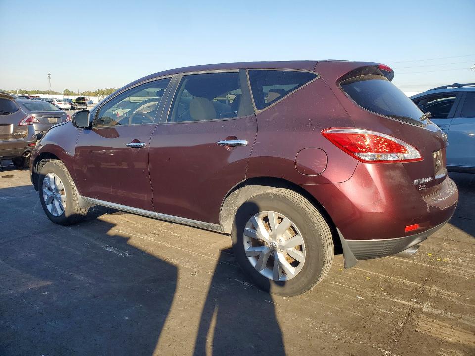 Photo 2 from auction – 2014 NISSAN MURANO S with VIN JN8AZ1MU5EW409150