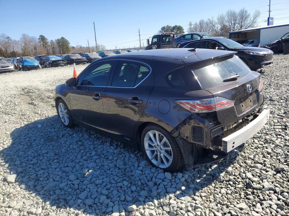 Photo 2 from auction – 2012 LEXUS CT 200 with VIN JTHKD5BH8C2082967