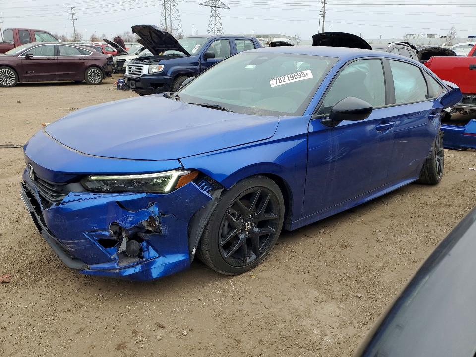 HONDA CIVIC 2022 with VIN 2HGFE2F51NH591101 - Photo from auction