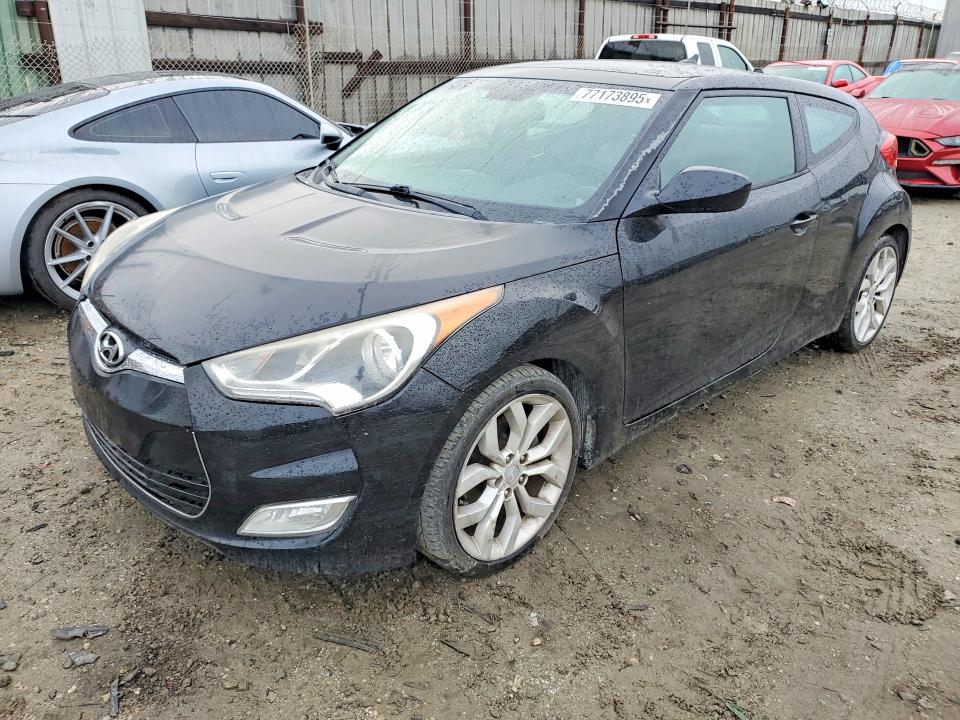 HYUNDAI VELOSTER 2012 with VIN KMHTC6AD3CU044222 - Photo from auction