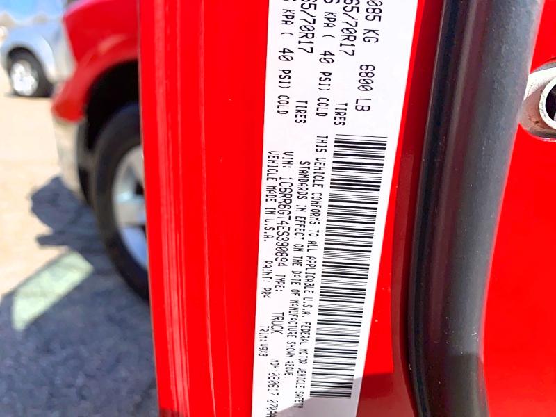 Photo 10 from auction – 2014 RAM 1500 with VIN 1C6RR6GT4ES390894