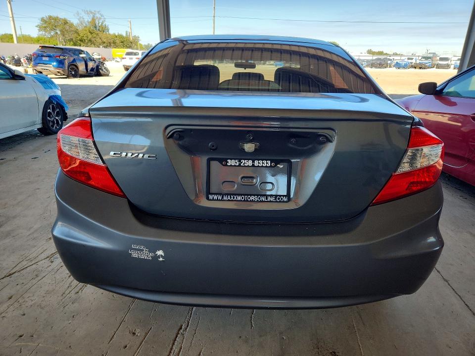 Photo 6 from auction – 2012 HONDA CIVIC with VIN 2HGFB2F88CH508862