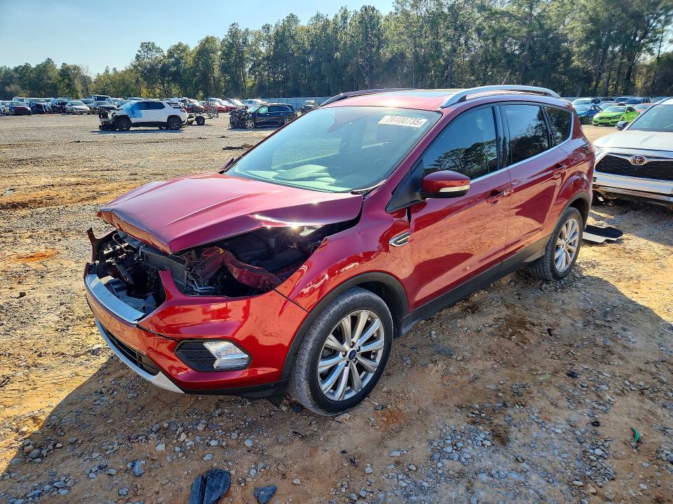 FORD ESCAPE TIT 2017 with VIN 1FMCU0J99HUD56610 - Photo from auction