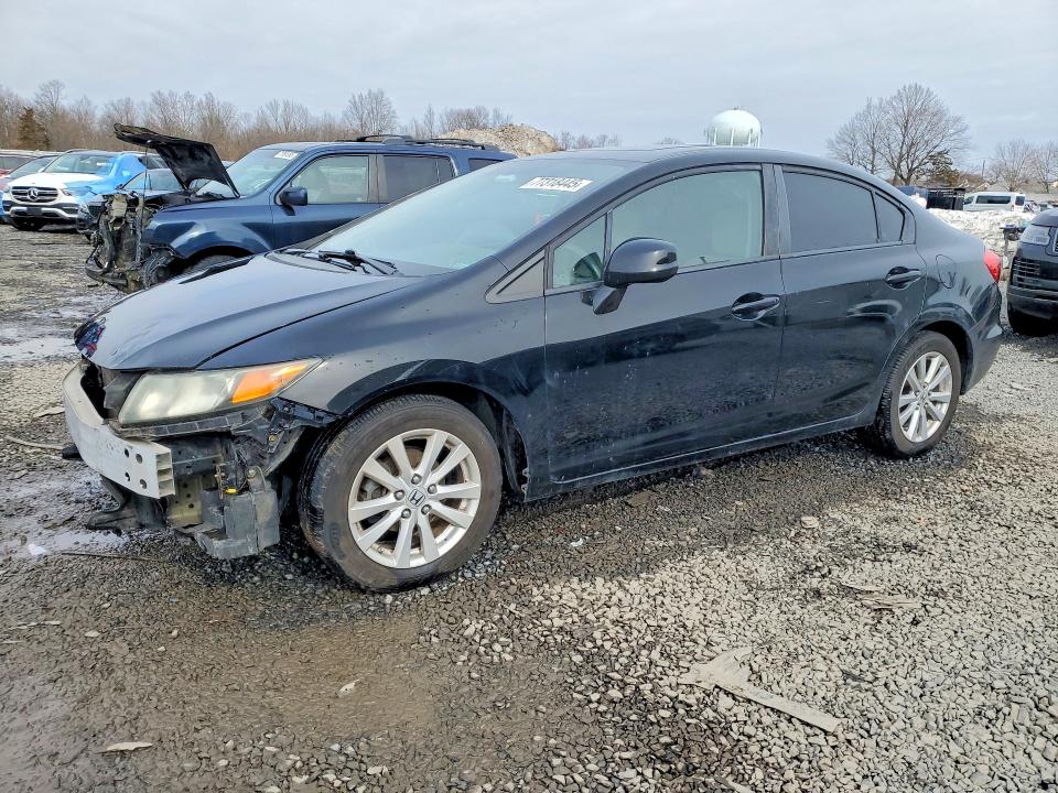 HONDA CIVIC EX 2012 with VIN 2HGFB2F84CH329945 - Photo from auction