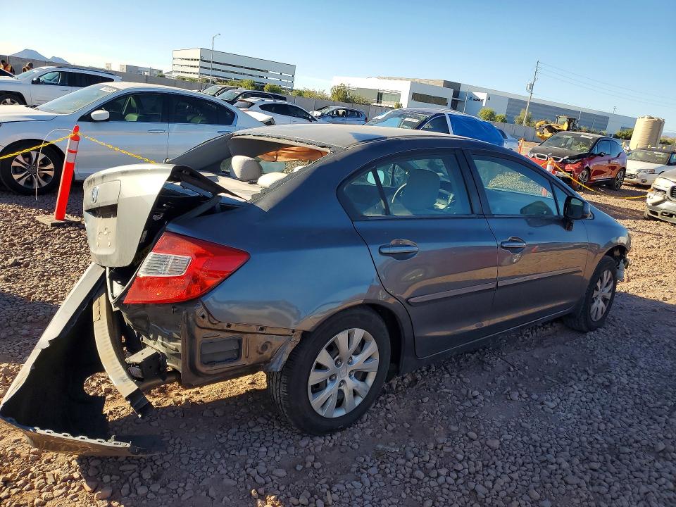Photo 3 from auction – 2012 HONDA CIVIC LX with VIN 19XFB2F50CE084870