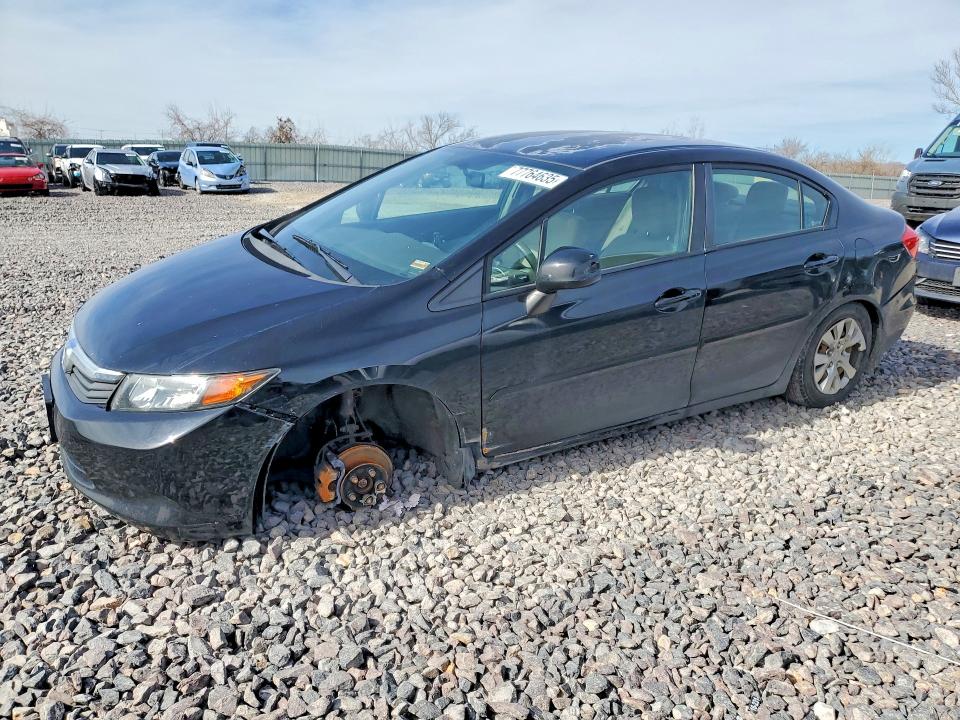 HONDA CIVIC 2012 with VIN 2HGFB2F56CH519283 - Photo from auction