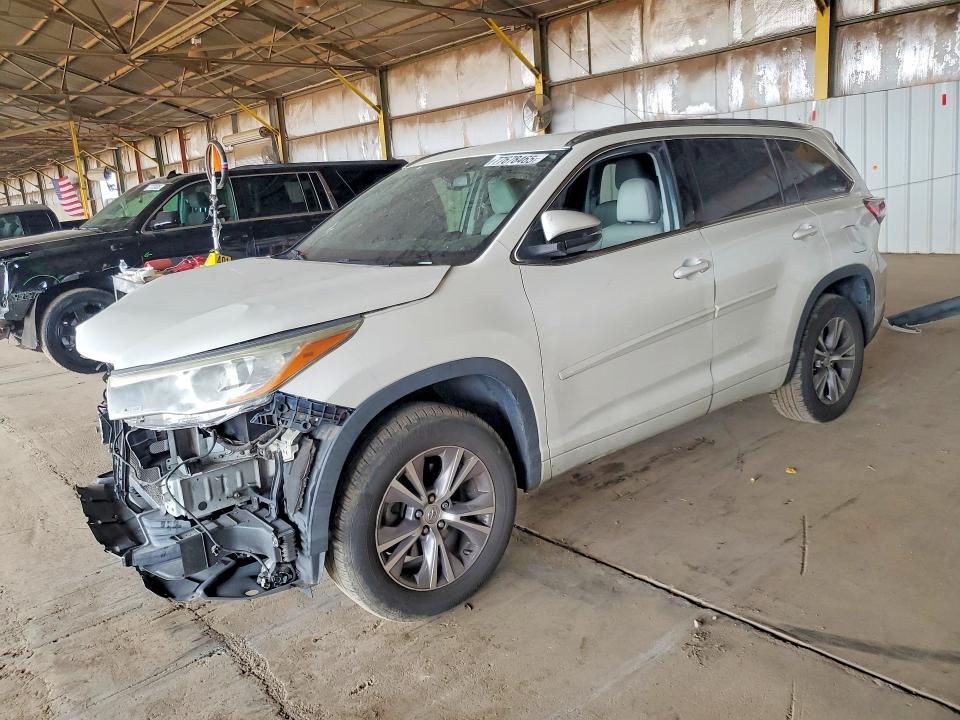 TOYOTA HIGHLANDER 2015 with VIN 5TDKKRFH1FS059505 - Photo from auction
