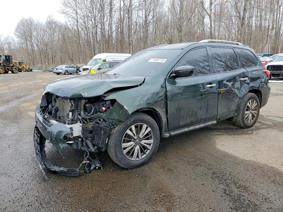 NISS PATHFINDER 2018 with VIN 5N1DR2MM7JC648575 - Photo from auction