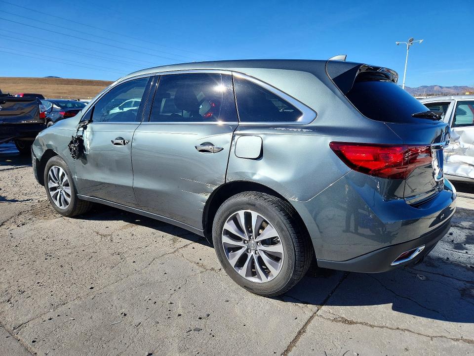 Photo 2 from auction – 2015 ACURA MDX with VIN 5FRYD3H46FB002053