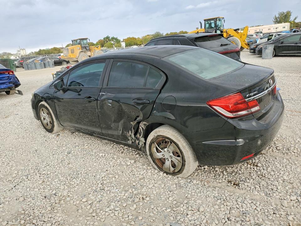 Photo 2 from auction – 2015 HONDA CIVIC LX with VIN 19XFB2F55FE056874