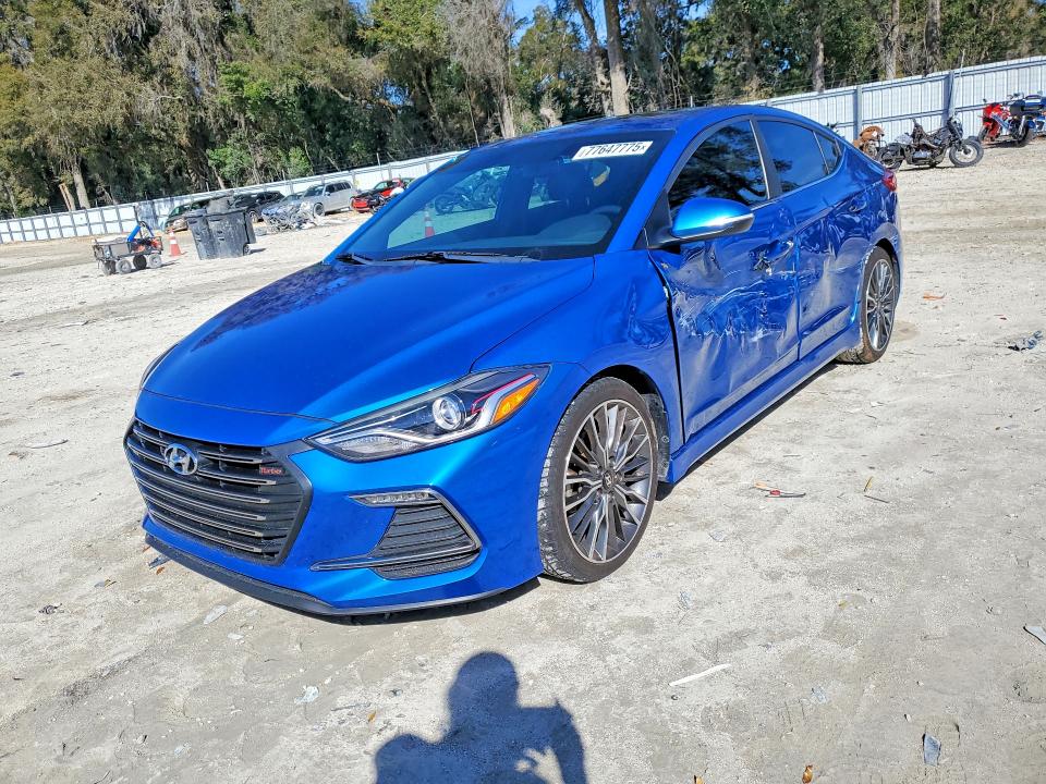 Photo 1 from auction – 2018 HYUNDAI ELANTRA SP with VIN KMHD04LB2JU553907