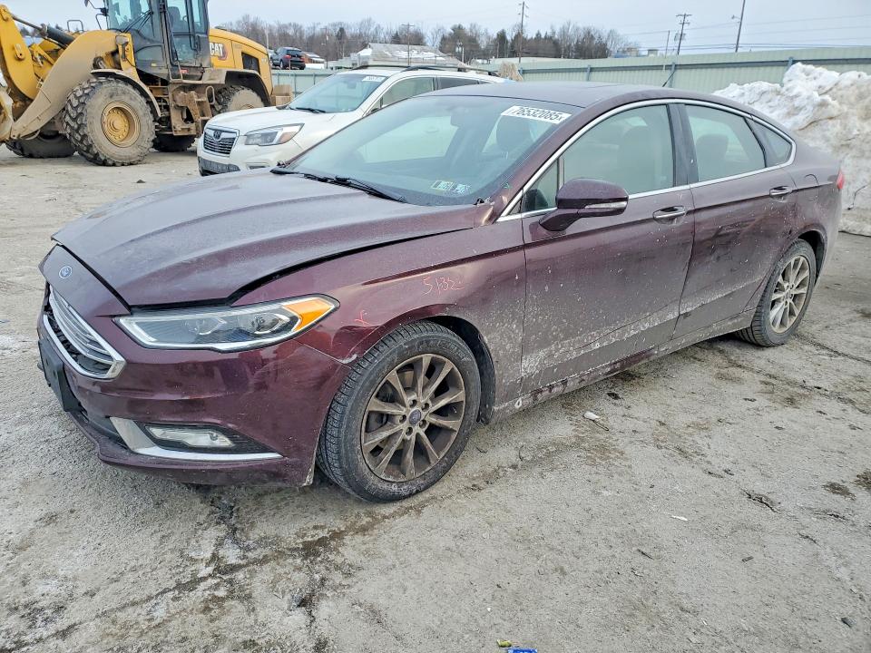 FORD FUSION SE 2017 with VIN 3FA6P0HD6HR165727 - Photo from auction