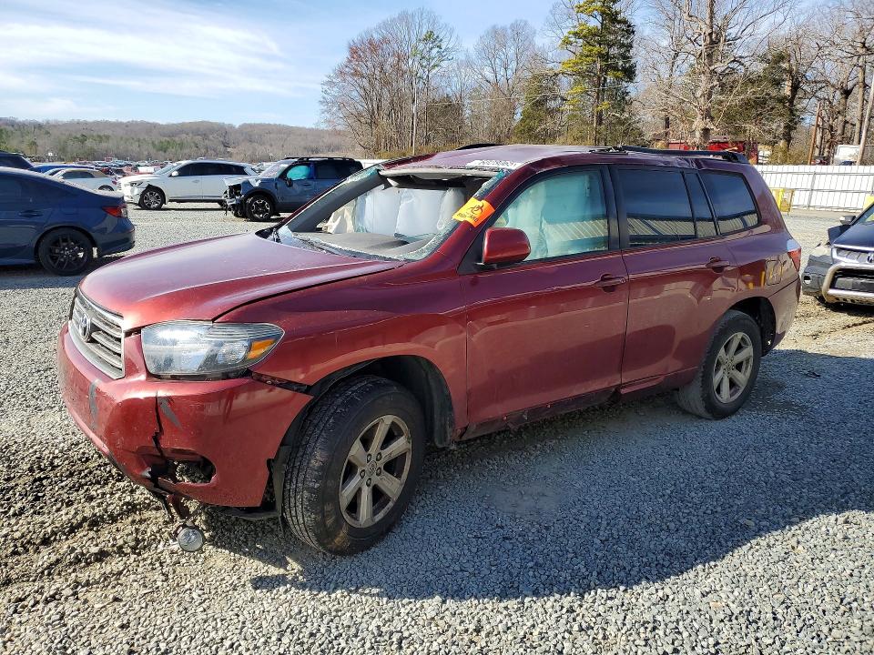 TOYOTA HIGHLANDER 2008 with VIN JTEES41AX82036899 - Photo from auction