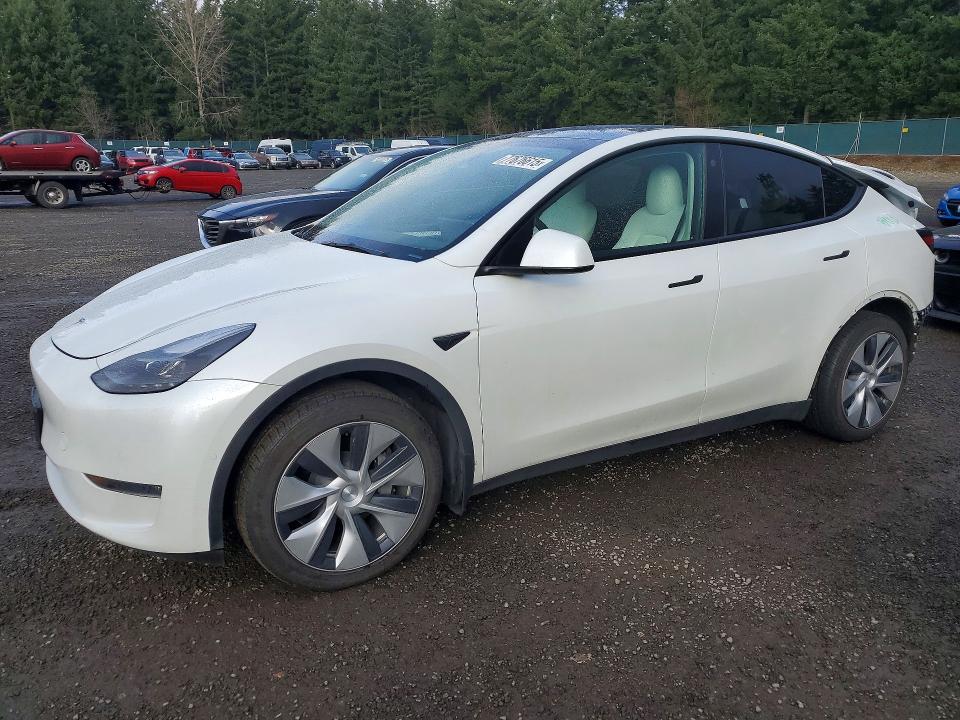 TESLA MODEL Y 2022 with VIN 7SAYGDEEXNF557200 - Photo from auction
