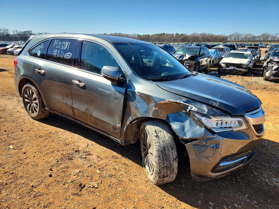 Photo 4 from auction – 2014 ACURA MDX with VIN 5FRYD3H4XEB014298