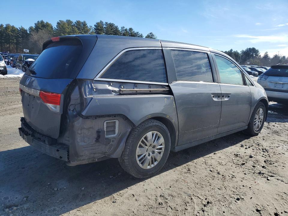 Photo 3 from auction – 2014 HONDA ODYSSEY with VIN 5FNRL5H23EB070747