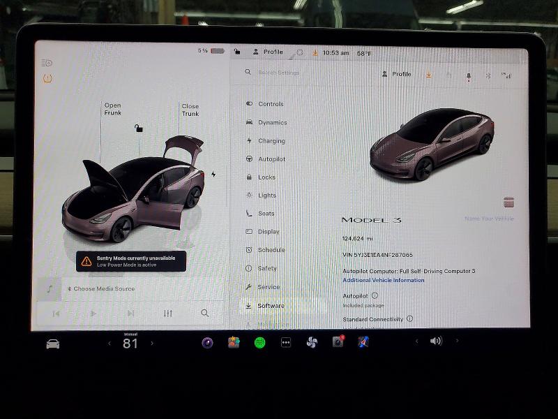 Photo 9 from auction – 2022 TESLA MODEL 3 with VIN 5YJ3E1EA4NF287065