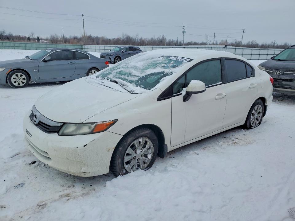 HONDA CIVIC LX 2012 with VIN 2HGFB2E41CH059801 - Photo from auction