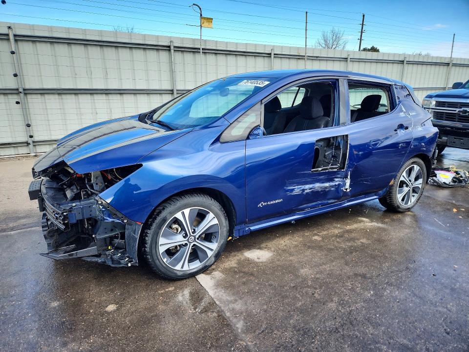 NISSAN LEAF S 2019 with VIN 1N4AZ1CP4KC314315 - Photo from auction
