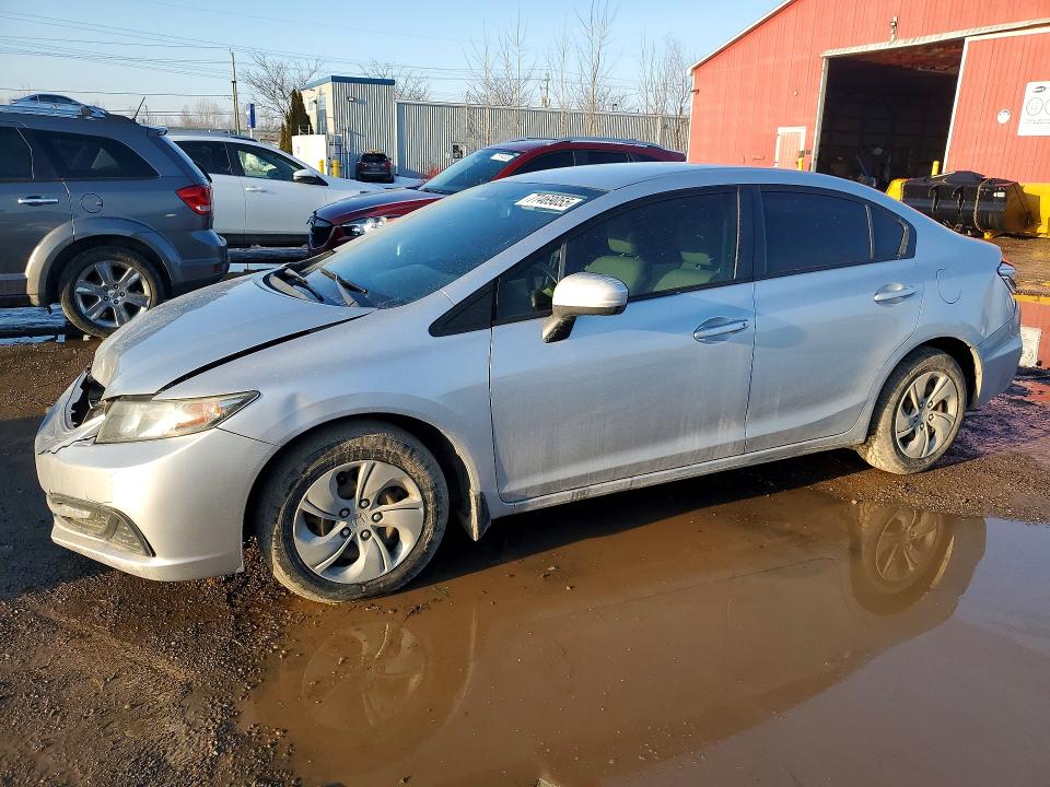 HONDA CIVIC 2014 with VIN 2HGFB2F46EH015097 - Photo from auction