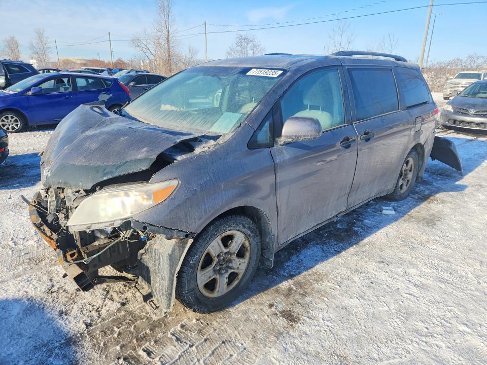 TOYOTA SIENNA 2012 with VIN 5TDZK3DC0CS183828 - Photo from auction