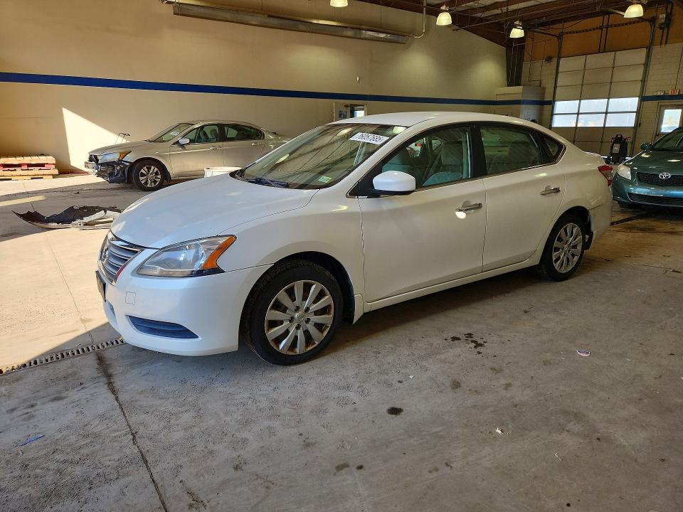 NISSAN SENTRA S 2013 with VIN 3N1AB7AP7DL742653 - Photo from auction