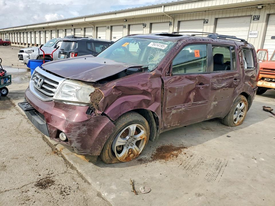 HONDA PILOT 2015 with VIN 5FNYF4H65FB070153 - Photo from auction