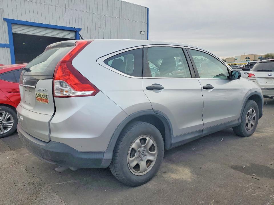 Photo 3 from auction – 2013 HONDA CR-V LX with VIN 2HKRM4H39DH685044