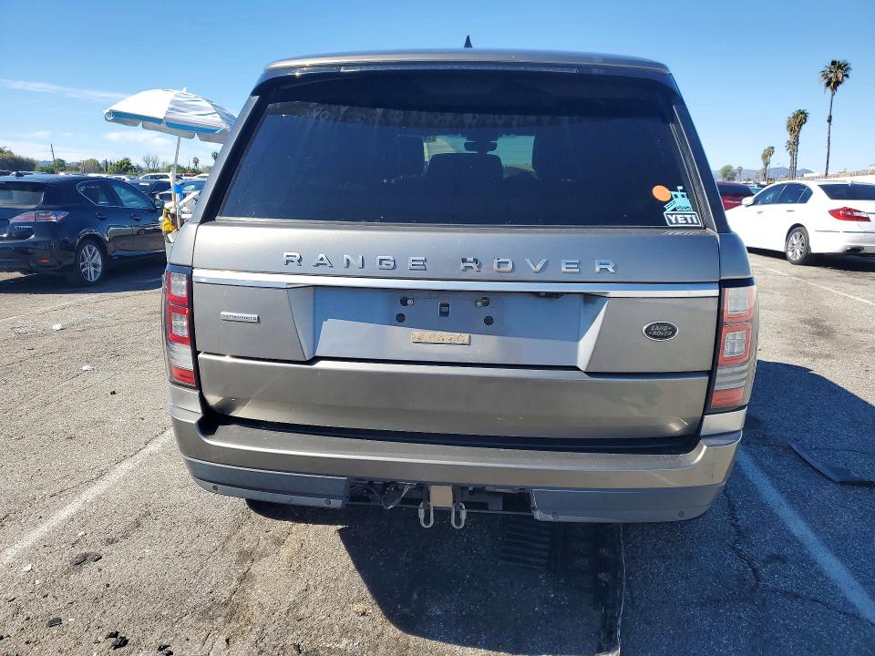Photo 6 from auction – 2017 LAND ROVER RANGE ROVER with VIN SALGS5FE0HA340675