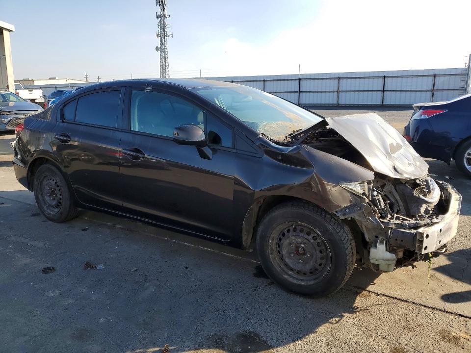 Photo 4 from auction – 2013 HONDA CIVIC LX with VIN 19XFB2F54DE219463